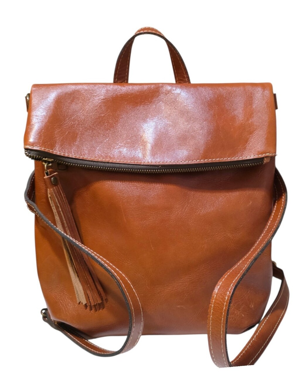 Patricia Nash Luzille Leather Backpack Convertable LIKE NEW! - Picture 2 of 15